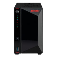 AS5402T 2 Bay NAS Bundle with 2x WD RED Plus 4TB HDD