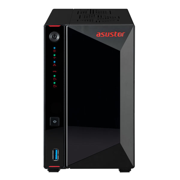 AS5402T 2 Bay NAS Bundle with 2x WD RED Plus 4TB HDD