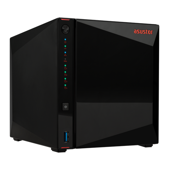 AS5404T 4 Bay NAS Bundle with 2 x WD RED Plus 4TB HDD